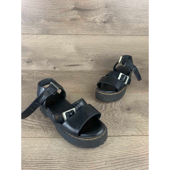Dearful Thick-Soled Sandals Women's Size L - Flatform Sandals 8500AY - Picture 1 of 13